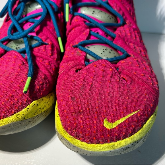 Nike LeBron XVIII 18 Men's Size 11.5 (DB8148-600) "Los Angeles By Night" Used - Picture 3 of 11